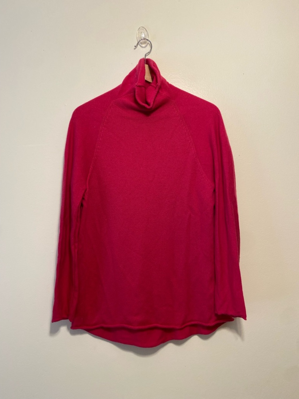 Gerard Darel Fuchsia Knit Turtleneck. Size 4